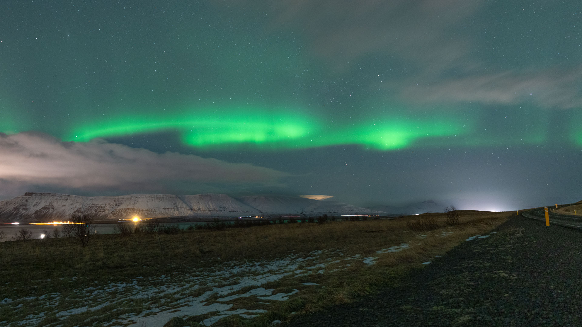 Aurora boreale in Islanda